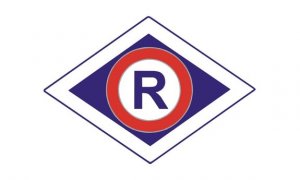 logo wydziału ruchu drogowego &quot;R&quot;