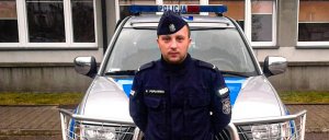 policjant z oddziału prewencji policji w białymstoku, który zatrzymał sprawcę kradzieży