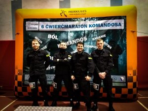 Podlascy policjanci w VI Ćwierćmaratonie Komandosa