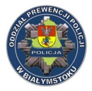 Logo Oddziału Prewencji Policji w Białymstoku