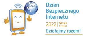 Napis dzień bezpiecznego internetu 2022