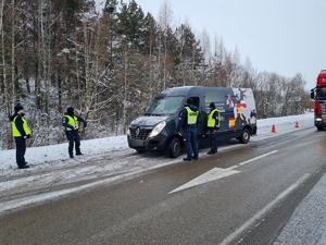 Policjanci na drodze