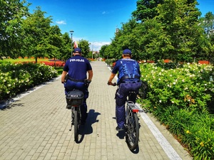 policyjny patrol rowerowy