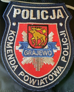 Logo komendy Policji w Grajewie