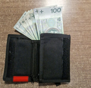 portfel z pieniędzmi