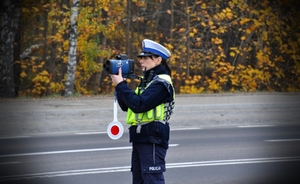 Policjanci podczas działań
