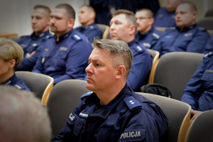 Policjanci podczas szkolenia