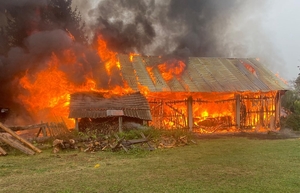 Płonąca stodoła