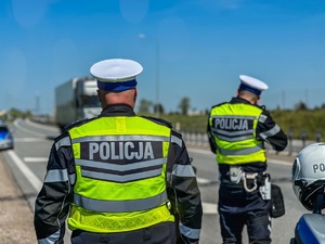 Policjanci podczas czynności