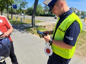 Policjanci podczas czynności