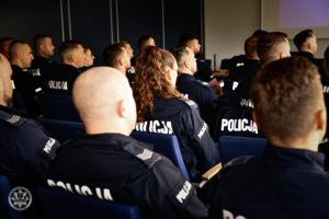 Policjacni podczas szkolenia