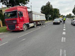 policjanci kontrolują pojazdy