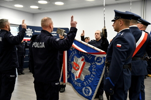 ślubowanie policjantów