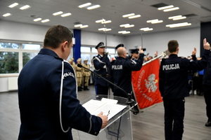 ślubowanie policjantów