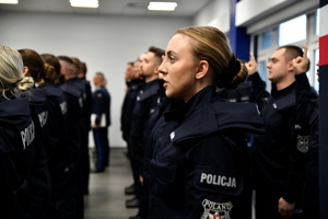 ślubowanie policjantów