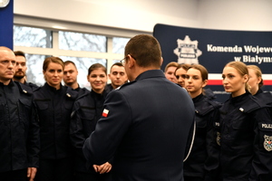 ślubowanie policjantów