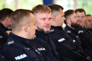 policjaci podczsa skzolenia