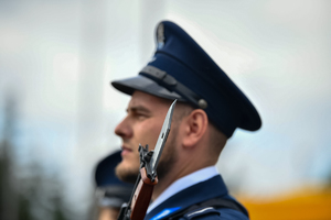 policjanci podczas pogrzbu