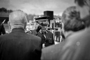 policjanci podczas pogrzbu