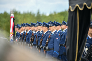 policjanci podczas pogrzbu
