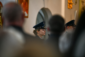 policjanci podczas pogrzbu
