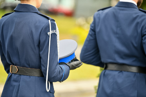 policjanci podczas pogrzbu