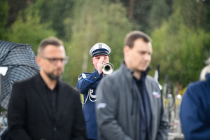 policjanci podczas pogrzbu