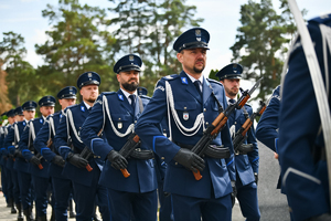 policjanci podczas pogrzbu