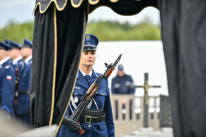 policjanci podczas pogrzbu