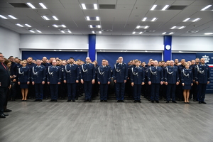 Uroczysta zbiórka z okazji 35-lecia Oddziału Prewencji Policji w Białymstoku