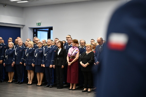 Uroczysta zbiórka z okazji 35-lecia Oddziału Prewencji Policji w Białymstoku