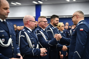 Uroczysta zbiórka z okazji 35-lecia Oddziału Prewencji Policji w Białymstoku