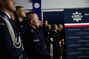 Uroczysta zbiórka z okazji 35-lecia Oddziału Prewencji Policji w Białymstoku