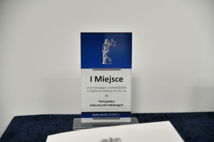 konkurs oskrażyciel - organizatorzy, uczestnicy i komendat - policja