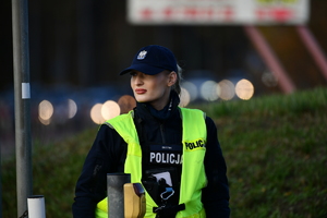 policjanci podczas działań