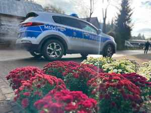 policjanci podczas działań