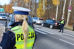 policjanci podczas działań