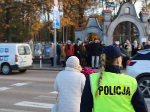 policjanci podczas działań