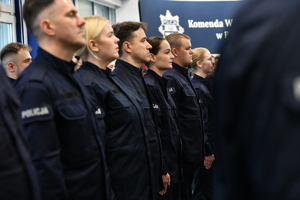 ślubowanie policjantów