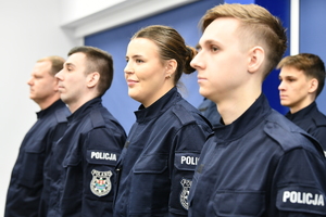 19 PODLASKICH POLICJANTÓW ZŁOŻYŁO ŚLUBOWANIE