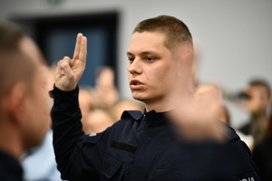 19 PODLASKICH POLICJANTÓW ZŁOŻYŁO ŚLUBOWANIE