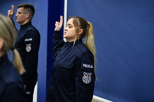 19 PODLASKICH POLICJANTÓW ZŁOŻYŁO ŚLUBOWANIE