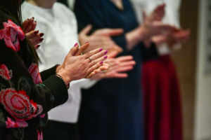 Wigilia z podopiecznymi Fundacji Pomocy Wdowom i Sierotom po Poległych Policjantach