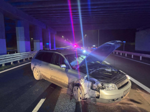 SZPONCIŁ NA DRODZE-ZATRZYMALI GO POLICJANCI