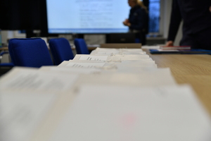 jury podczas wybierania prac