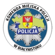 napis komenda miejska policji w białymstoku