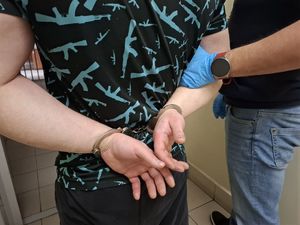 zatrzymany z policjantem