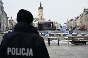 policjanci podczas wosp