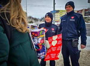 policjanci podczas wosp