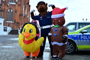 policjanci podczas wosp